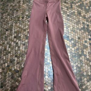 Chic Mauve Kids Flared Leggings